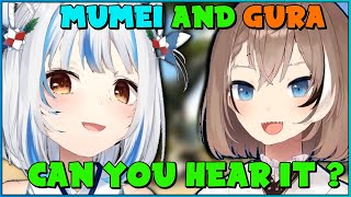 Gura and Mumei try to sound like eachother