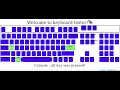 Html, Javascript Keyboard Tester