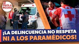 Elementos de la Cruz Rojas son despojados de su ambulancia en Culiacán, Sinaloa | DPC Paola Rojas