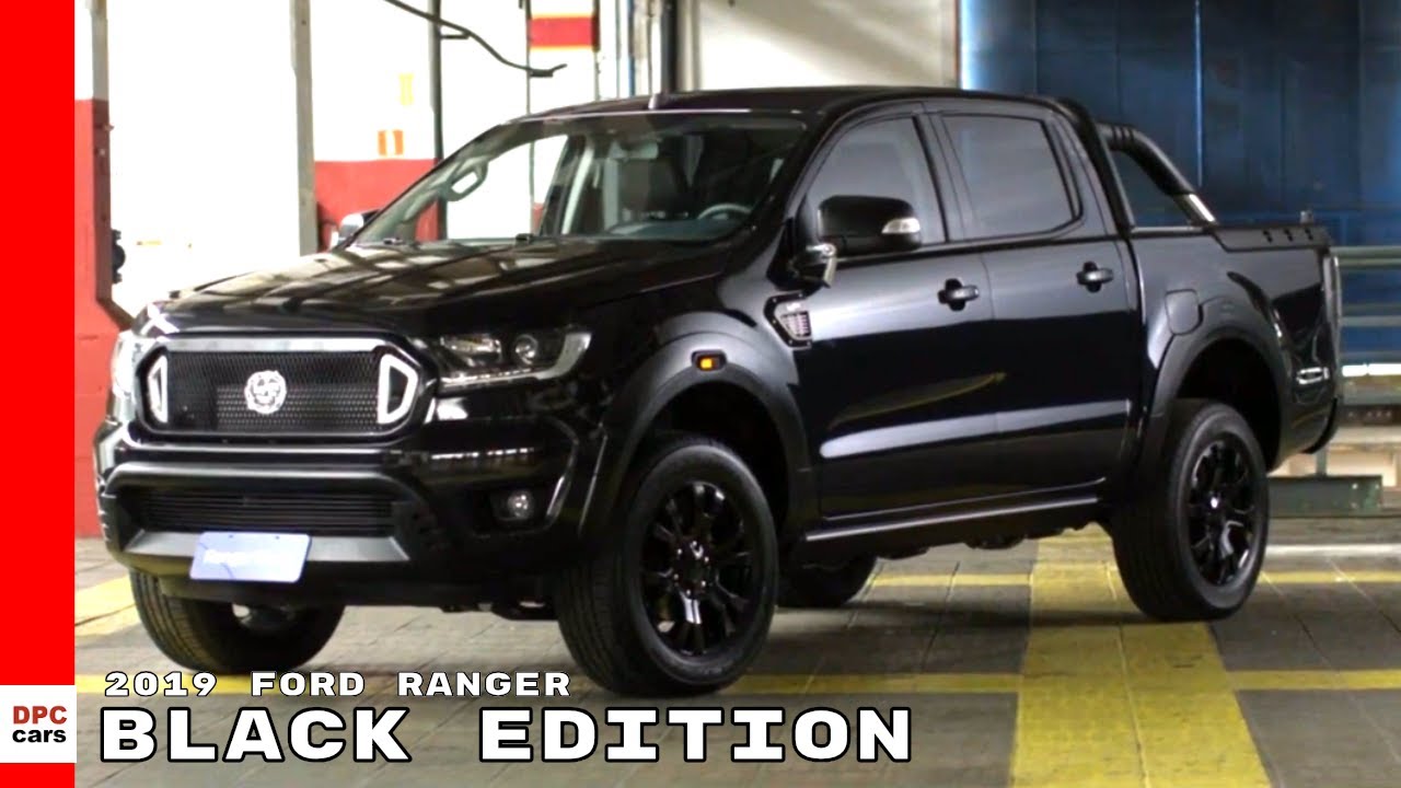 2019 Ford Ranger Black Edition Truck - YouTube