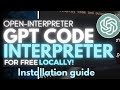 ChatGPT Code Interpreter For FREE! - Open Interpreter (Installation Guide) - 2023