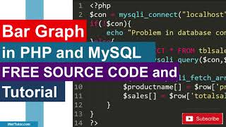 How to create Bar Graph in PHP and MySQL Free Source code and Tutorial