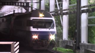 SS80156牽引Z815次(廣九直通車)及ktt牽引Z828次(廣九直通車)駛經大圍站