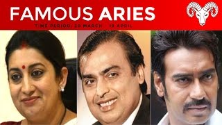 Famous Aries Celebrities | Aries Indian Celebrities