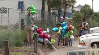 Family forced to move memorial for father killed in Jacksonville Beach