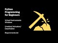 15 Python Virtual Environments: A Good thing