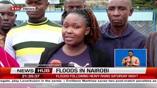 Residents of various parts of Nairobi count losses after heavy rains cause flooding