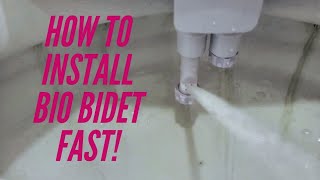 Installing the Bio Bidet Slimedge