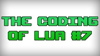 How to learn Lua - Beginner series #7 - Arrays part 2