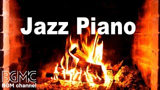 Relaxing Jazz Piano With Fireplace - Slow Cafe Jazz Piano For Sleep, Study