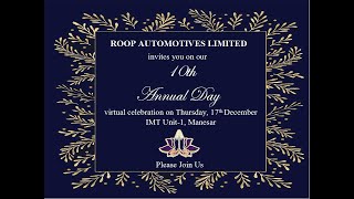 Roop Auto IMT-1 10th Annual Day