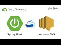 Spring Cloud AWS | Amazon Simple Notification Service | SNS | Spring Boot | JavaTechie