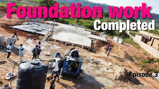 African American 🇺🇸 Buiding Her 3- Bedroom House In Ghana 🇬🇭 at Grace City Phase 3 | Foundation Work