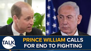 Prince William Calls For End To Fighting In Palestine Breaking Royal Protocol | Harry Remains Silent
