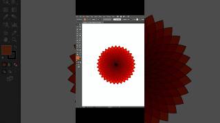 Quick Flower design | Adobe illustrator | Logo design tutorial #illusion #illustrator #shorts