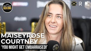 'ANYONE, ANYWHERE!' Maiseyrose Courtney talks title fights in 2025 ahead of return on #LiddardOsaze