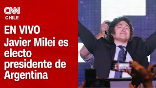 JAVIER MILEI es el NUEVO PRESIDENTE DE ARGENTINA | Cobertura Especial Balotaje 2023