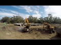 Timelapse vision of Narwonah bridge replacement - future proofing Inland Rail