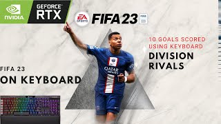 Dominating opponent in Division Rivals in FIFA 23 on Keyboard | NVIDIA RTX 3080Ti | #gaming #fifa