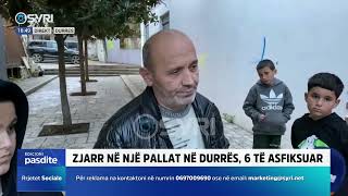 Zjarri në pallatin në Durrës, banori flet për SyriTv (26.01.2025)