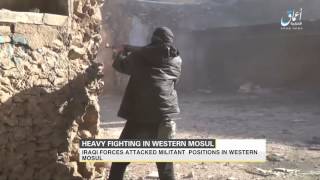 Heavy fighting in western Mosul