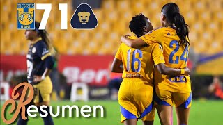 TIGRES 7-1 PUMAS 4tos de Final Vuelta | Goleada y las Amazonas a Semifinales