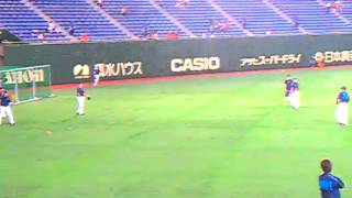 ベイスターズ試合前練習in東京ドーム１