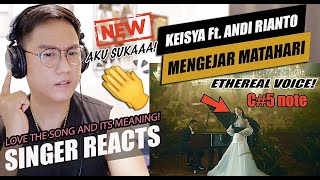 Keisya Levronka, Andi Rianto - Mengejar Matahari (Official Music Video) | SINGER REACTION