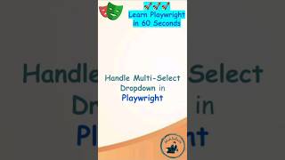 Playwright Tutorial | Handle Multi-Select Dropdown in Playwright