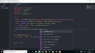 3 Inserting data in Table using PDO || PHP