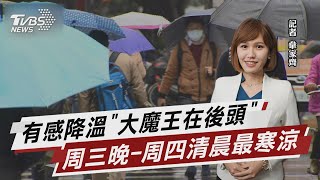 注意保暖!首波冷空氣來了 氣溫溜滑梯有感【TVBS說新聞】20221129