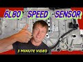 6L80 6L90 transmission Chevrolet 1500 2500 speed sensor location input and output Check It Out !!