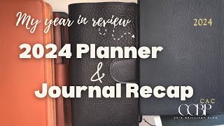 2024 Planner \u0026 Journal Recap | My Year In Review