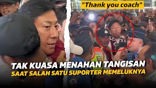 Dicegat Supporter Timnas, STY Menangis!! Tangisan Shin Tae Yong Dibandara Indonesia Sebelum ke Korea