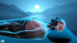 528 Hz, Whole Body Regeneration - Music Therapy and Sound of Running Water Remov
