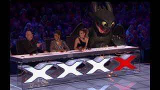 How to Train Your Dragon   Toothless took over America's Got Talent! 2020 10 16