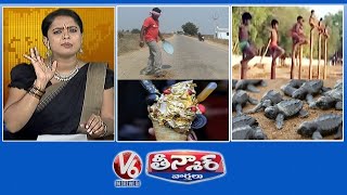 Man Filling Damaged Roads |  Malkhamba Sport Training | Gold Plated Ice Cream | V6 Weekend Teenmaar