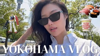 Japan travel vlog 🇯🇵 Cup noodle museum; Gundam factory; What I eat in Yokohama 🍣