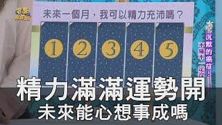 【精華版】精力滿滿運勢開 未來能心想事成嗎？