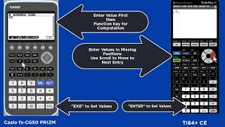 Activity 13: Finding Combinations & Permutations w/Casio fx-CG50 Prizm vs. TI84+ CE