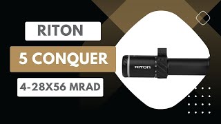 Riton Optics 5 Conquer 4-28x56 MRAD