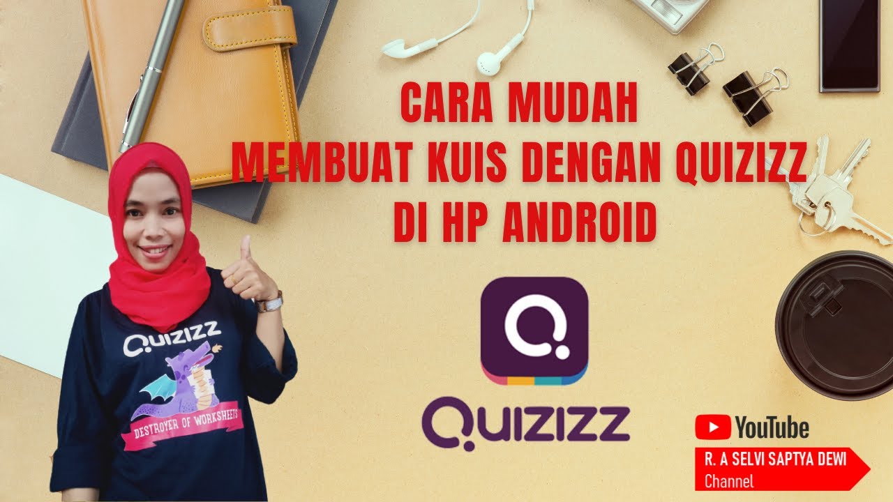 Cara Mudah Membuat Kuis Dengan Quizizz Di HP Android - YouTube