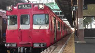 名鉄100系200番台 211f(普通豊田市行き）上小田井駅 発車‼️