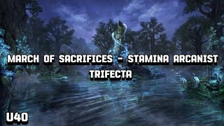 ESO | March of Sacrifices Trifecta - Stamina Arcanist - U40