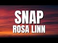 Rosa Linn - Snap (lyrics video)