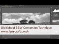 Photoshop Black and White Conversion Using Colour Channels