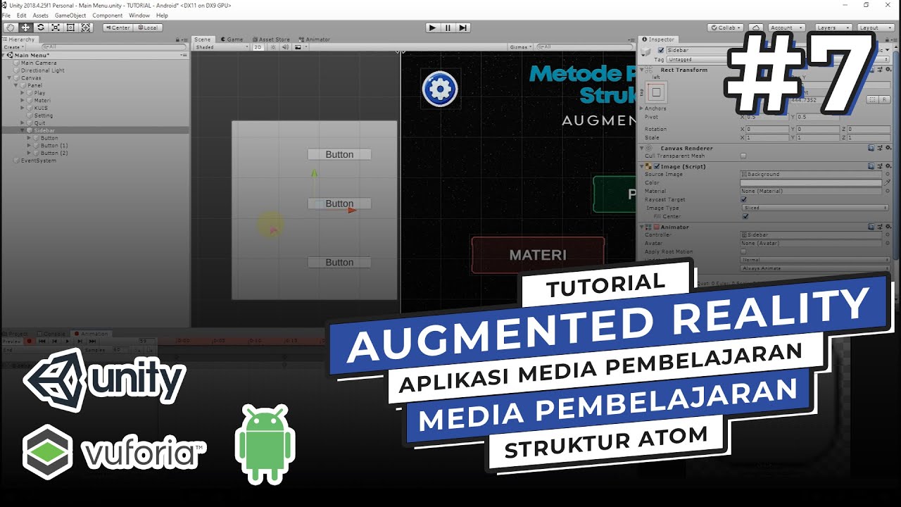 Create Animation & Dialog Popup Unity - Aplikasi Media Pembelajaran ...