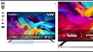 VW 60 cm 24 inches Linux Frameless Series HD Ready Smart LED TV