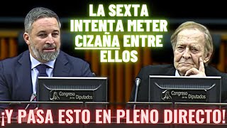 ¡ABASCAL REVIENTA a LA SEXTA con una FRASE LAPIDARIA mientras intentaban ENFRENTARLE con TAMAMES!