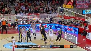 Olympiacos' EuroLeague best in three point shots